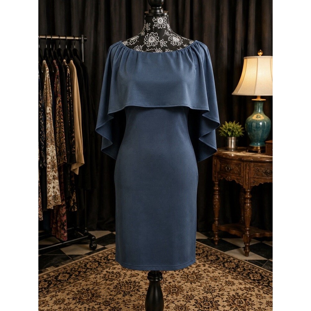 New With Tags Grace Karin Size Medium One Shoulder Dress Teal